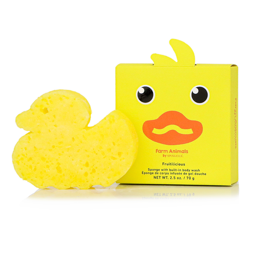 Spongellé Danny Duck | Farm Animals Body Wash Infused Buffer