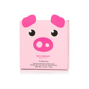 Spongellé Peggy Pig | Farm Animals Body Wash Infused Buffer