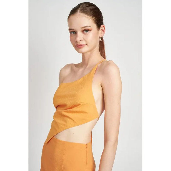 Asymmeetric One Shoulder Top