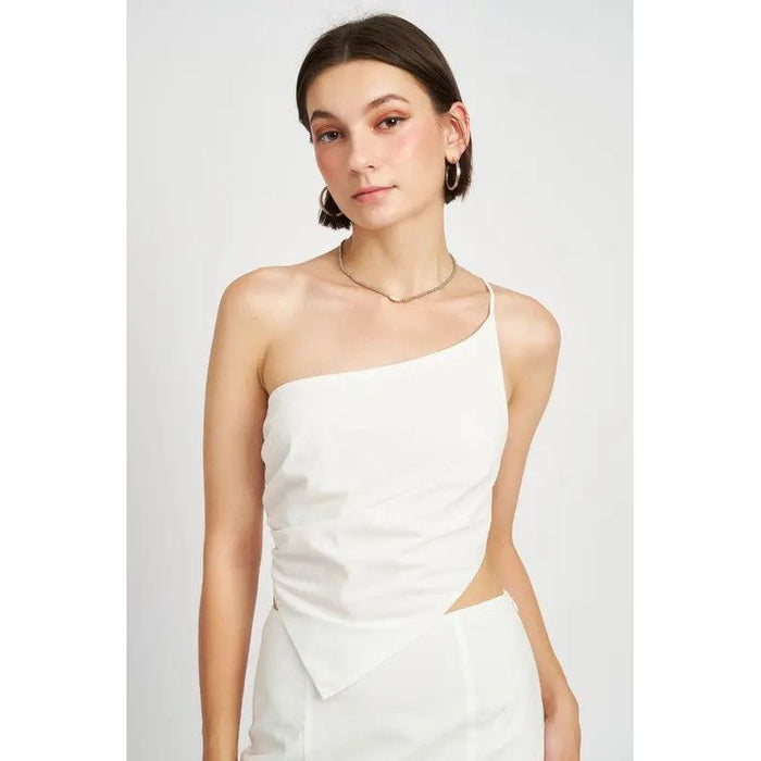 Asymmeetric One Shoulder Top