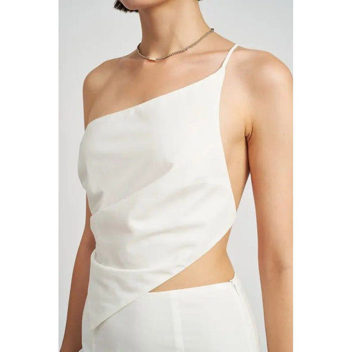 Asymmeetric One Shoulder Top