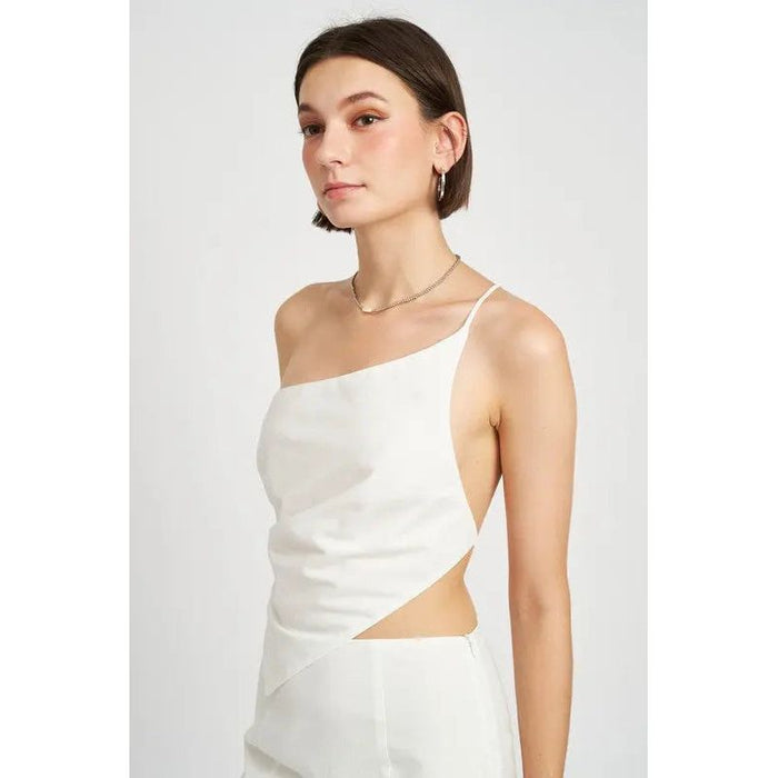 Asymmeetric One Shoulder Top