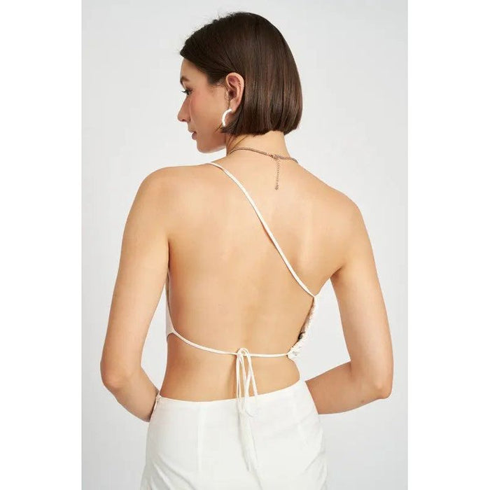 Asymmeetric One Shoulder Top