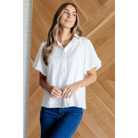 A Sixth Sense Balloon Sleeve Blouse