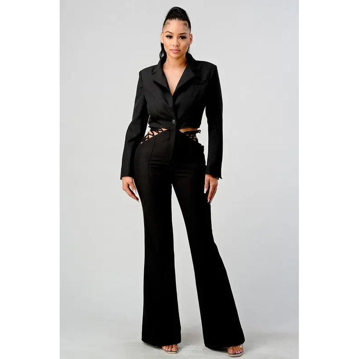 Athina Business Casual Blazer And Pants Set