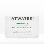 ATWATER Clean Impact Body Scrub and Cleansing Bar Bar Soap