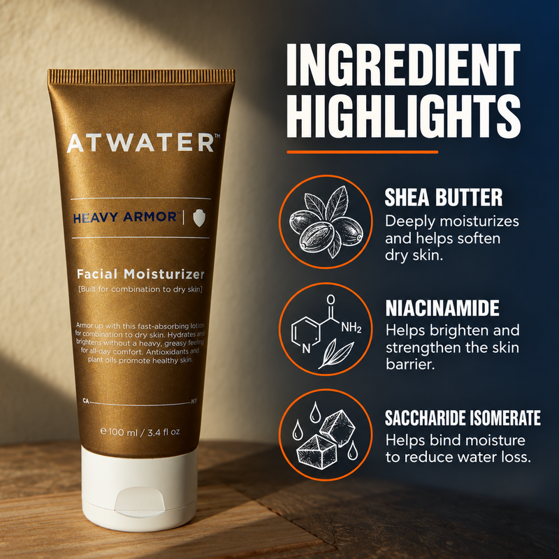 ATWATER Heavy Armor Facial Moisturizer Moisturizers Dark Slate Gray