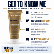 ATWATER Heavy Armor Facial Moisturizer Moisturizers White Smoke