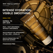 ATWATER Heavy Armor Facial Moisturizer Moisturizers Black