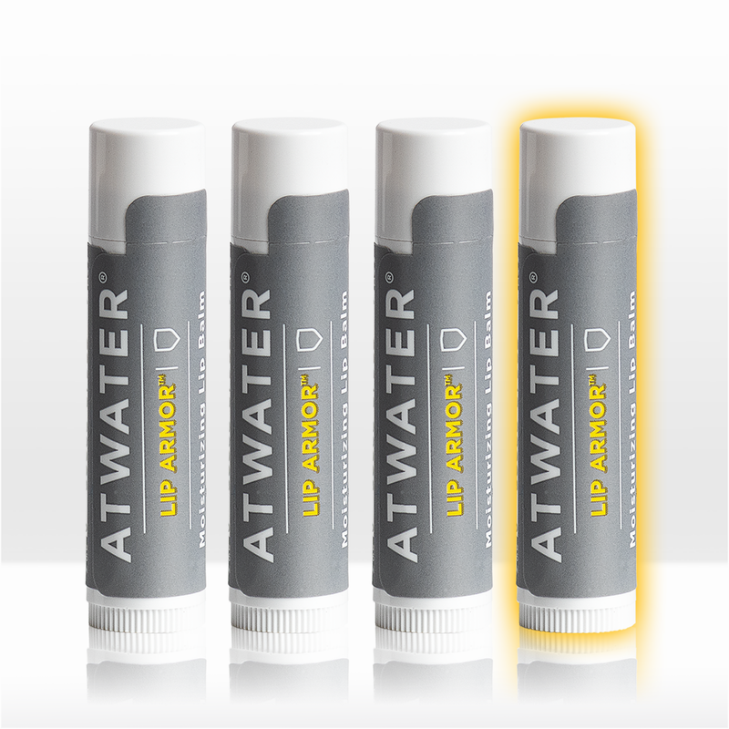 ATWATER Lip Armor Moisturizing Lip Balm 3-Pack Lip Balms White Smoke