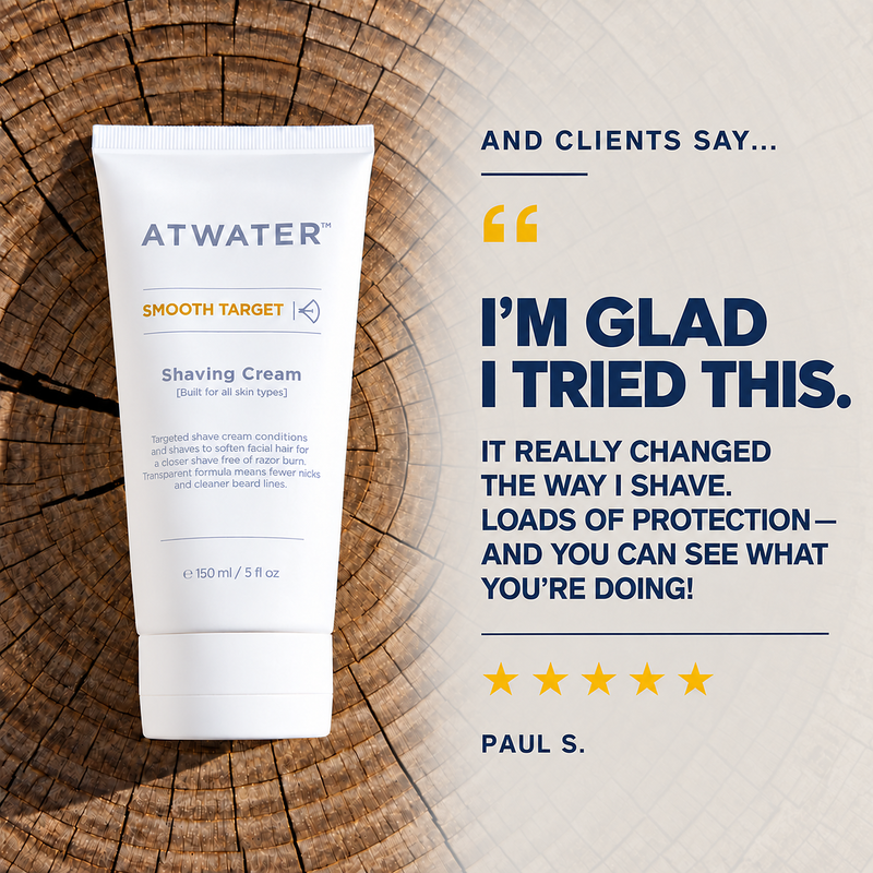 ATWATER Smooth Target Shaving Cream Shaving Light Gray