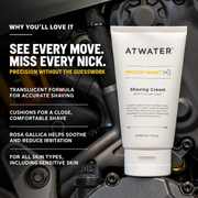 ATWATER Smooth Target Shaving Cream Shaving Black