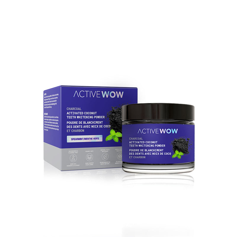 Active Wow Activated Charcoal Teeth Whitening Powder AW Oral Care