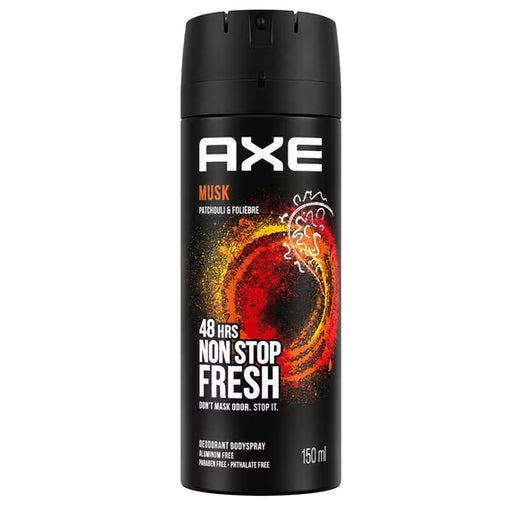 AXE AXE Musk 48 HRS Non Stop Fresh Deodorant Body Spray Deodorant & Anti-Perspirant Black