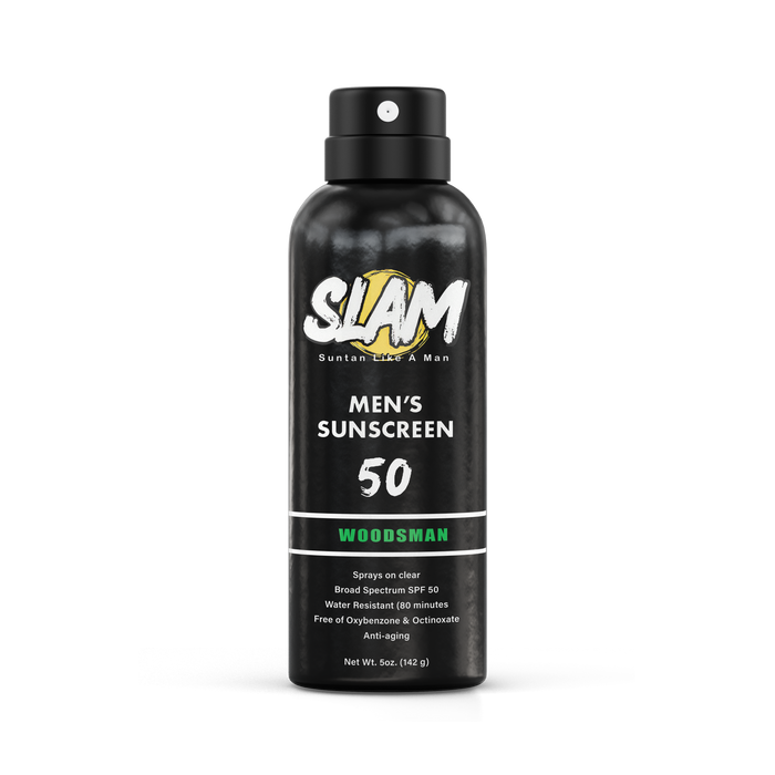 WoodsMan Spray 50 by Slam Sunscreen