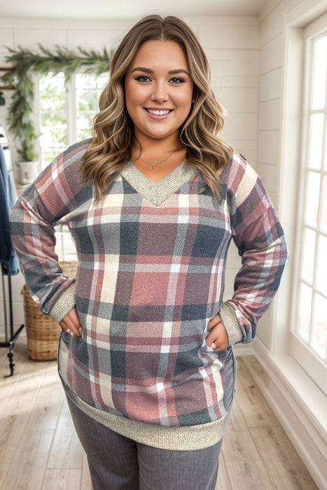 Plaid Pullover