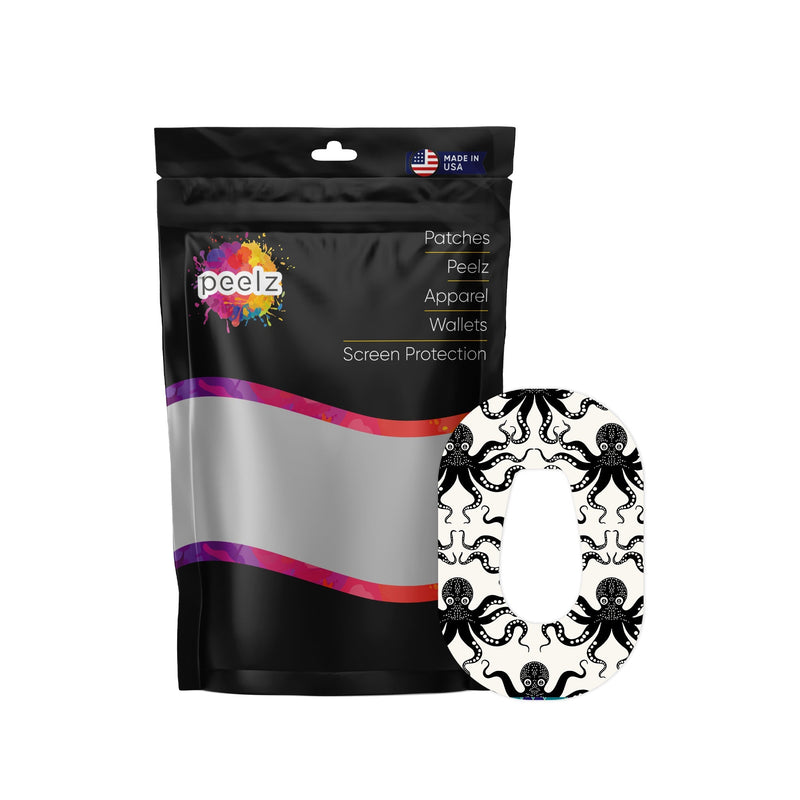 Peelz Abstract Octopus Dexcom G6 Patch Tape - Pump Peelz Patch Medical Tape
