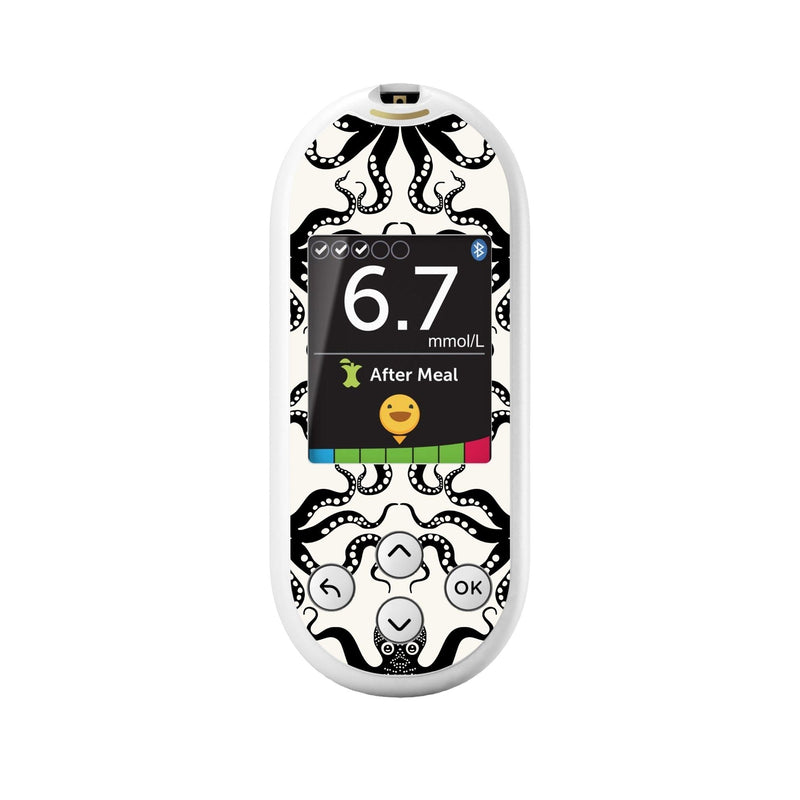 Peelz Abstract Octopus for OneTouch Verio Reflect Glucometer Peelz/Stickers