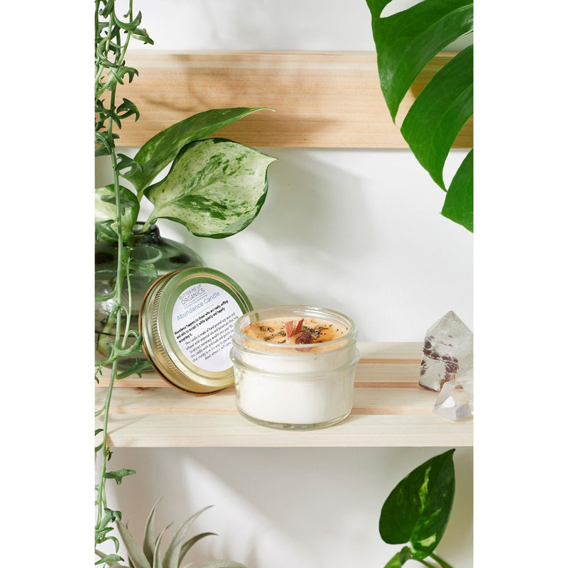 Butter Me Up Organics Abundance Candle / Ritual Candle / Intention Candle / Hand Poured Candle / Soy Wax Candle/ Butter Me Up Organics / Good Luck Candle / Money Metaphysical