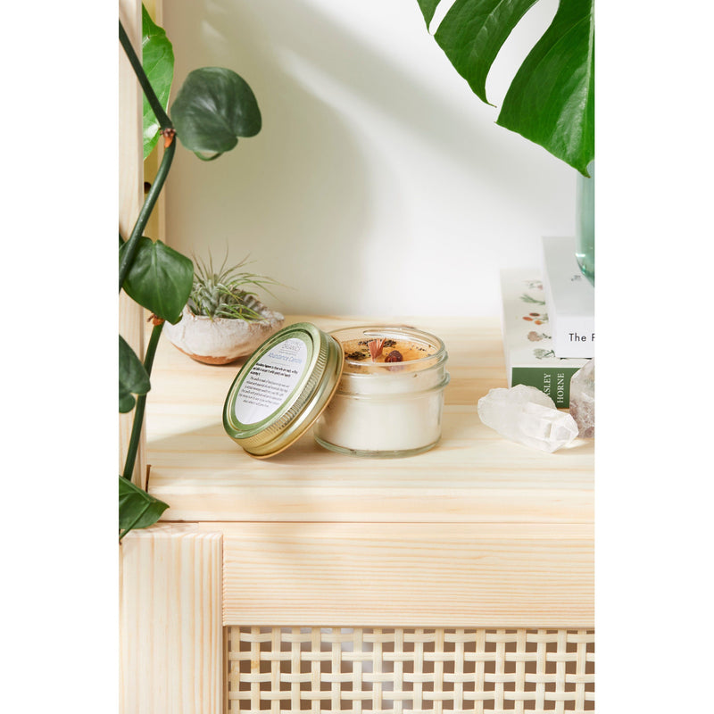 Butter Me Up Organics Abundance Candle / Ritual Candle / Intention Candle / Hand Poured Candle / Soy Wax Candle/ Butter Me Up Organics / Good Luck Candle / Money Metaphysical