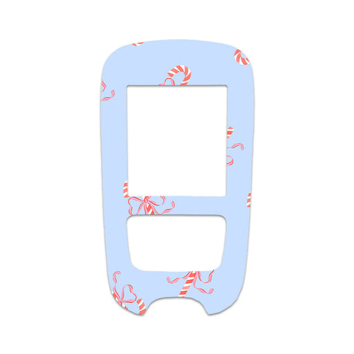 Peelz Candy Cane Lane Accu-Chek Guide Glucometer Sticker - Pump Peelz Peelz/Stickers