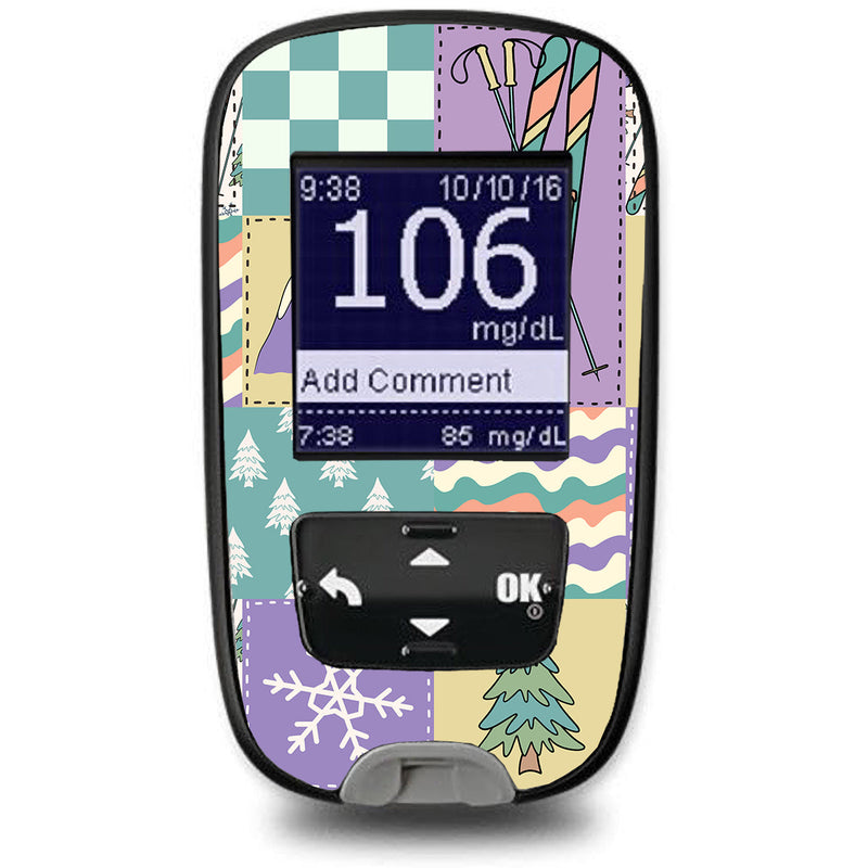Peelz Après Ski Accu-Chek Guide Glucometer Sticker - Pump Peelz Peelz/Stickers