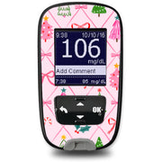 Peelz Coquette Christmas Accu-Chek Guide Glucometer Sticker - Pump Peelz Peelz/Stickers