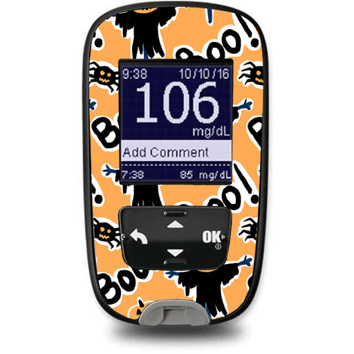 Peelz Pumpkin Boo Accu-Chek Guide Glucometer Sticker - Pump Peelz Peelz/Stickers