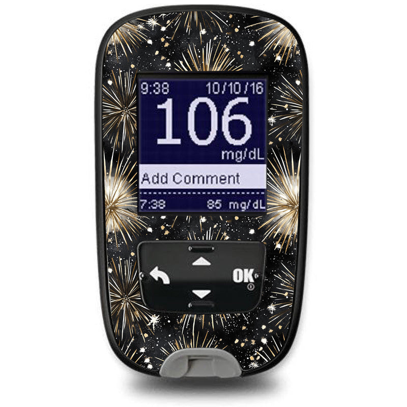 Peelz Fireworks Sticker for the Accu-Chek Guide Glucometer Peelz/Stickers
