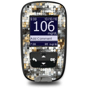 Peelz Champagne Glow Sticker for the Accu-Chek Guide Glucometer Peelz/Stickers