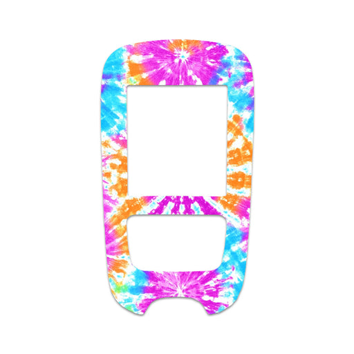 Peelz Neon Tie Dye Sticker for the Accu-Chek Guide Glucometer Peelz/Stickers