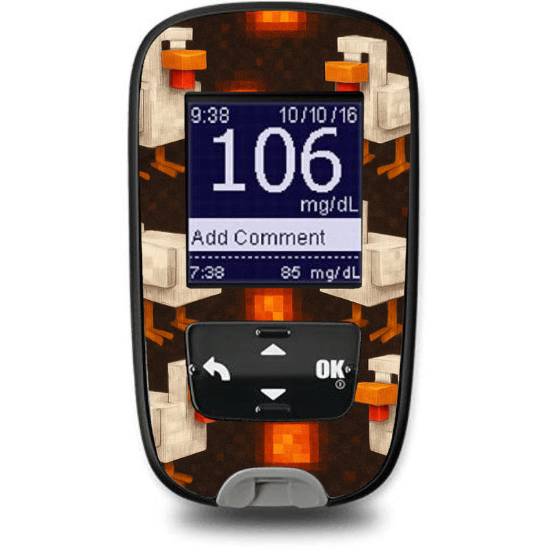 Peelz Inferno Chicken Accu-Chek Guide Glucometer Sticker - Pump Peelz Peelz/Stickers