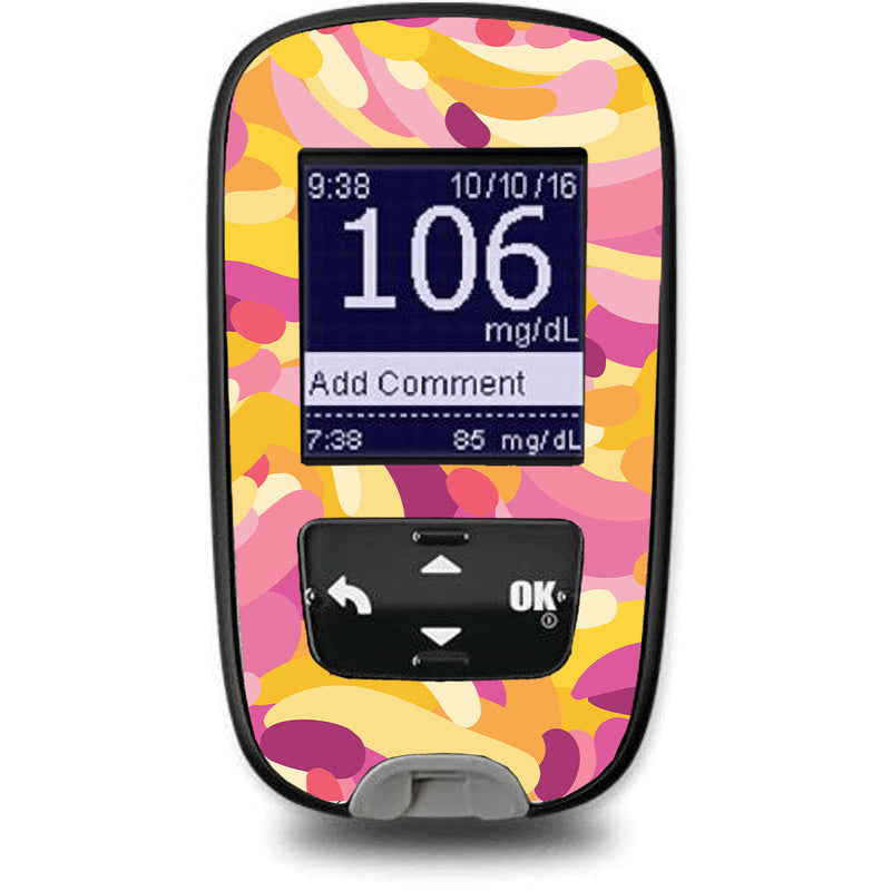 Peelz Jelly Swirl Accu-Chek Guide Glucometer Sticker - Pump Peelz Peelz/Stickers