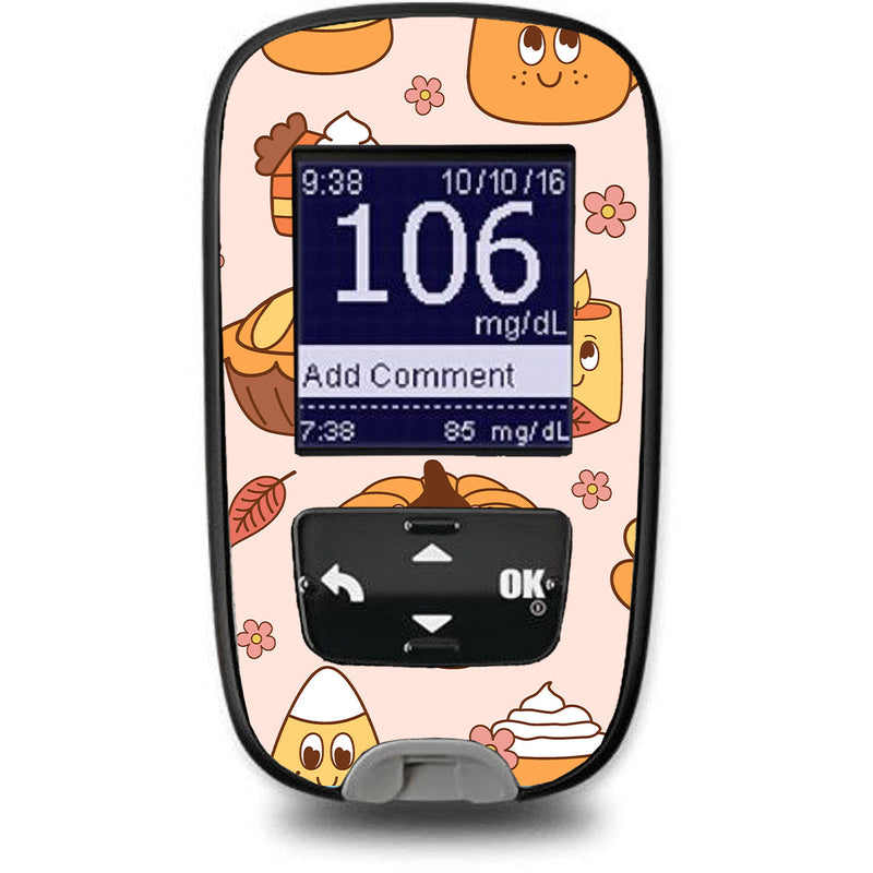 Peelz Cozy Harvest Accu-Chek Guide Glucometer Sticker - Pump Peelz Peelz/Stickers