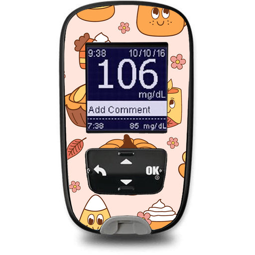 Peelz Cozy Harvest Accu-Chek Guide Glucometer Sticker - Pump Peelz Peelz/Stickers