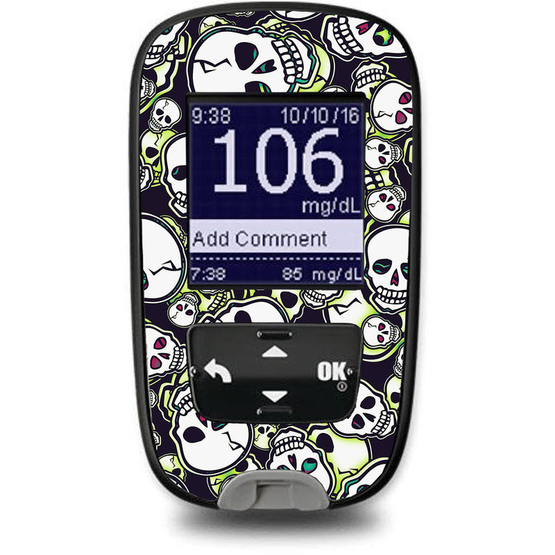 Peelz Bone Glow Accu-Chek Guide Glucometer Sticker - Pump Peelz Peelz/Stickers
