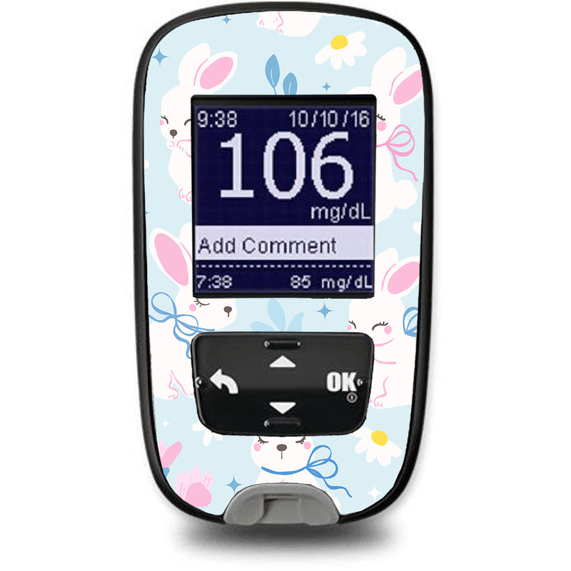 Peelz Sweet Bunnies Accu-Chek Guide Glucometer Sticker - Pump Peelz Peelz/Stickers
