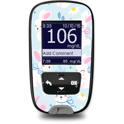 Peelz Sweet Bunnies Accu-Chek Guide Glucometer Sticker - Pump Peelz Peelz/Stickers