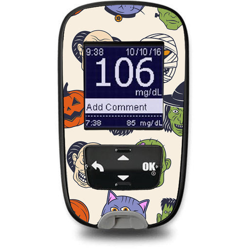Peelz Monster Mash Accu-Chek Guide Glucometer Sticker - Pump Peelz Peelz/Stickers