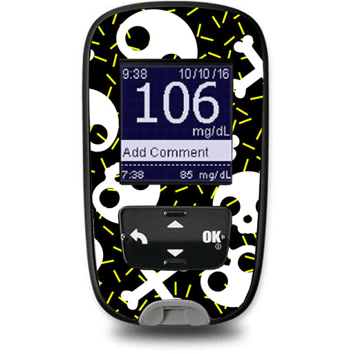 Peelz Bone Pop Accu-Chek Guide Glucometer Sticker - Pump Peelz Peelz/Stickers