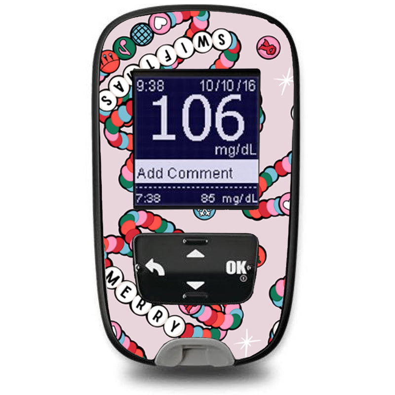 Peelz Merry Swiftmas Sticker for the Accu-Chek Guide Glucometer Peelz/Stickers