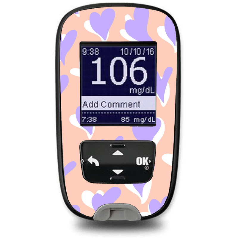Peelz Lavender Love Sticker for the Accu-Chek Guide Glucometer Peelz/Stickers