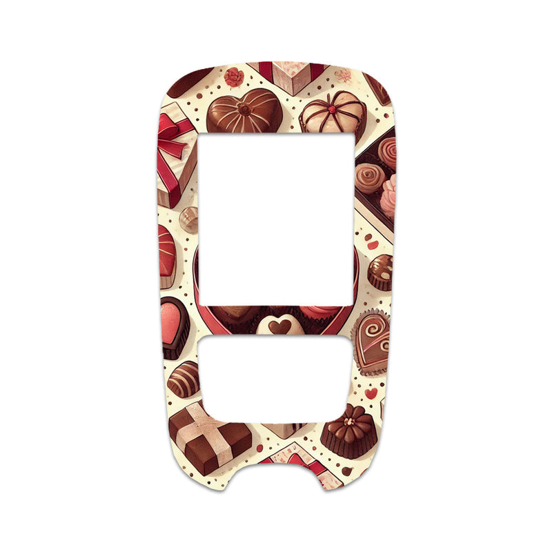 Peelz Chocolate Love Sticker for the Accu-Chek Guide Glucometer Peelz/Stickers