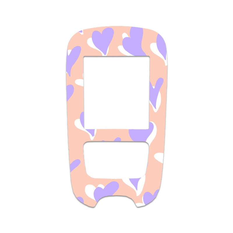 Peelz Lavender Love Sticker for the Accu-Chek Guide Glucometer Peelz/Stickers