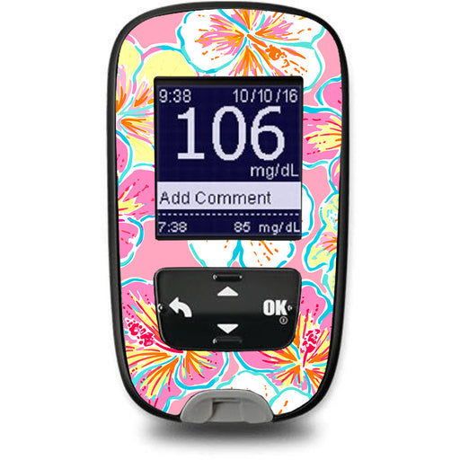 Peelz Tropic Crush Accu-Chek Guide Glucometer Sticker - Pump Peelz Peelz/Stickers