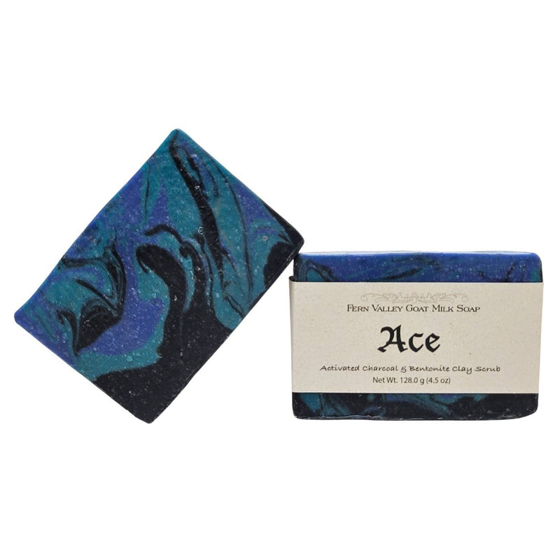 Fern Valley Soap Natural Goat Milk Soap | Exfoliating Soap | Ace - Soap for Men Goat Milk Soap