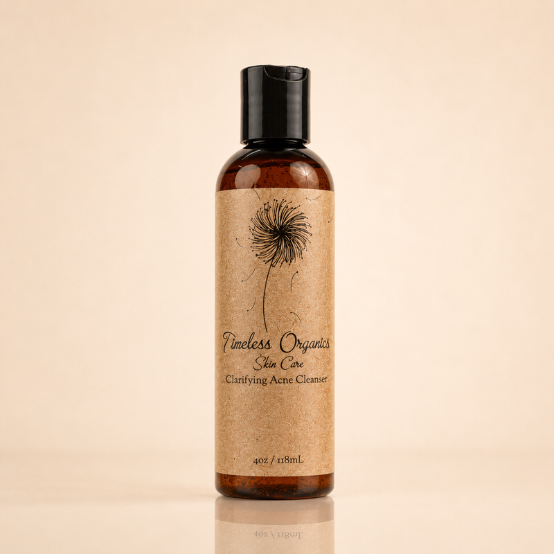Timeless Organics Skin Care Clarifying Acne Cleanser Cleanser Antique White