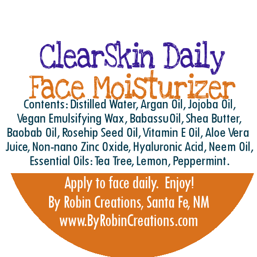 By Robin Creations Clear Skin Acne Blasting Daily SPF30 Facial Moisturizer Acne Treatments & Kits