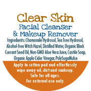 By Robin Creations Clear Skin Facial Cleanser & Makeup Remover Pads for Acne-Prone Skin Facial Cleansers