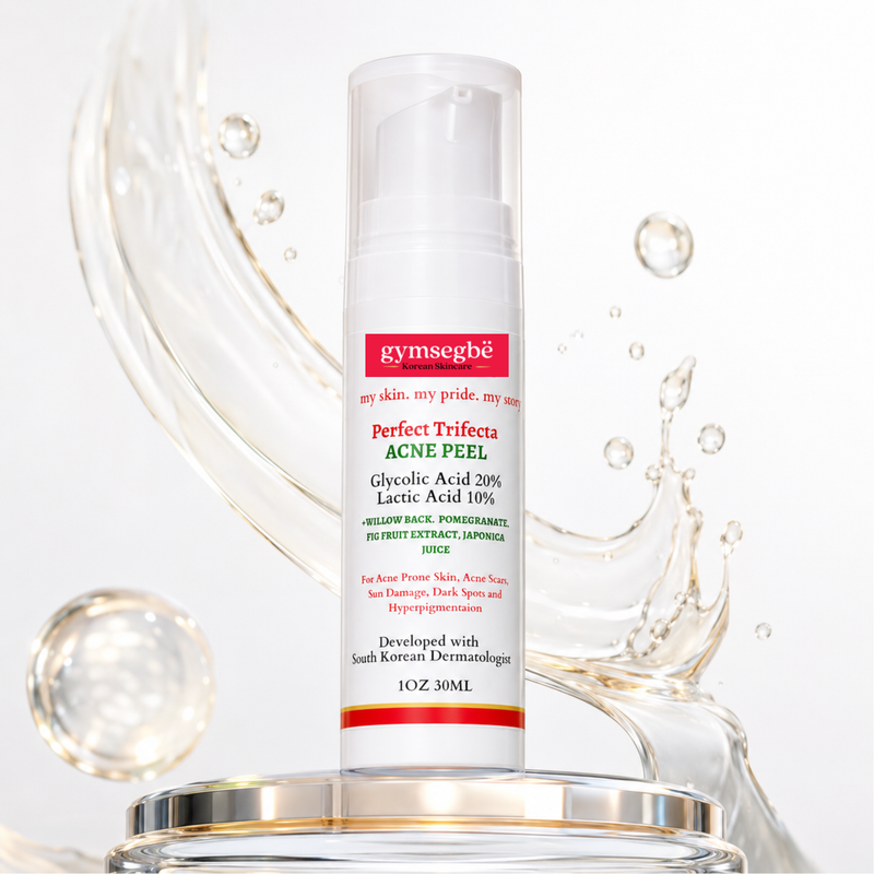 gymsegbë Perfect Trifecta Acne Peel Acne Treatments & Kits White Smoke 1 Bottle,2 Bottles Save $4,3 Bottles Save $8